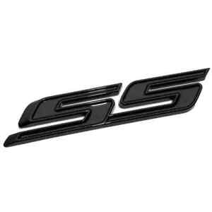 Chevrolet Camaro SS Rear Trunk Lid Nameplate Logo Fender Emblem Badge Blackout