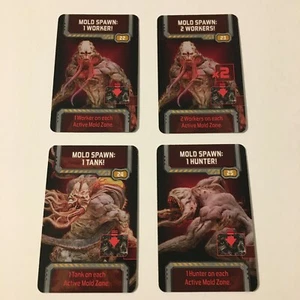 Lot of 4 Zombicide: Invader Mold Spawn Mini-Cards (22-25) - Picture 1 of 5