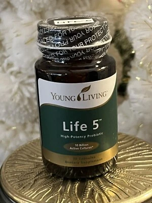 Young Living Life 5 Discontinued Probiotic Supplement 30 Capsules Factory Sealed - Image 1 of 4