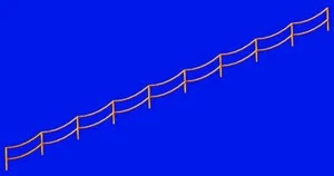 Metall Details MD70004 Doppellitzenschiene mit Durchhängen Maßstab 1:700 - Bild 1 von 8