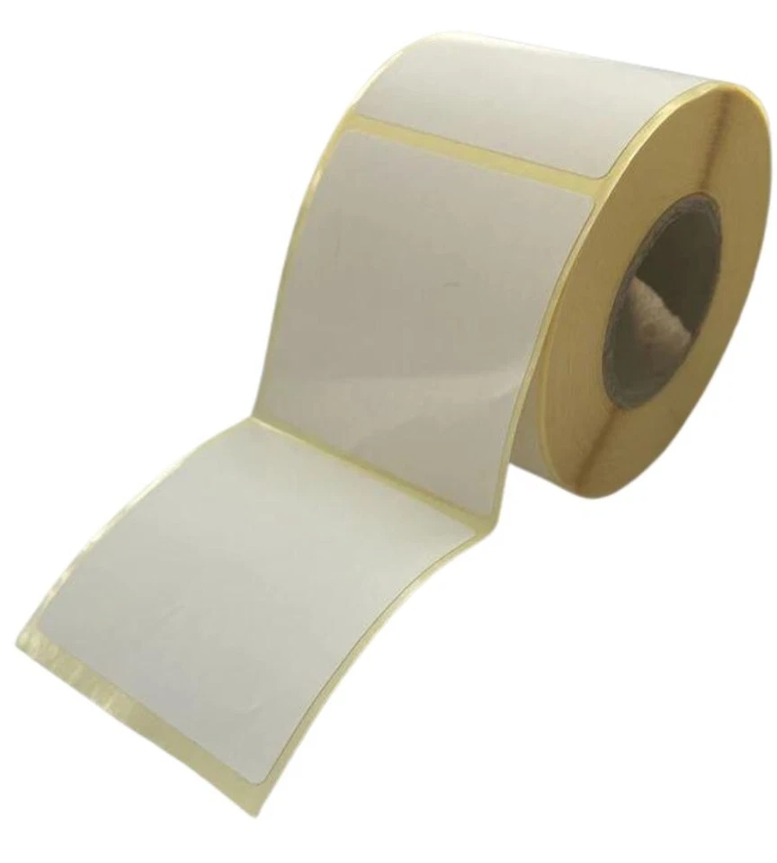 638 LABELS 58 x 102mm Plain Weigh Scale Labels - Direct Thermal - 6,000 Labels per Box