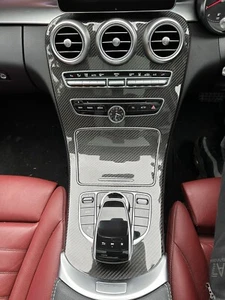 Original Kohlefaser Mittelkonsole Abdeckung Armaturenbrett Blende Mercedes Benz GLC Klasse X253 - Bild 1 von 17