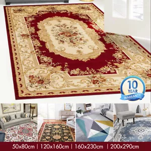 Modern Area Rug for Bedroom Carpet Large Soft Bedroom Living Room Anti-Slip AU - Picture 1 of 69