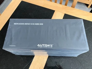 Autoart 1/18 Mercedes Benz G63 AMG 6x6 - Silver - Muddy Finish. - Picture 1 of 13