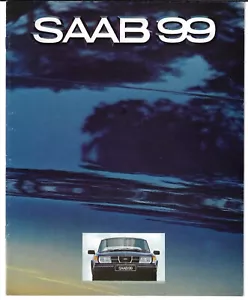 Saab 99 1979-1980 UK Market Sales Brochure GL, GLs, Turbo 2-dr & 4-dr - Picture 1 of 2