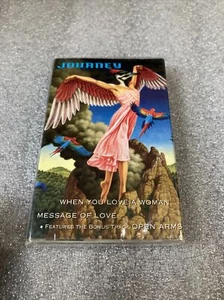 Journey ‎– When You Love A Woman / Message Of Love SEALED CASSETTE  - Picture 1 of 3