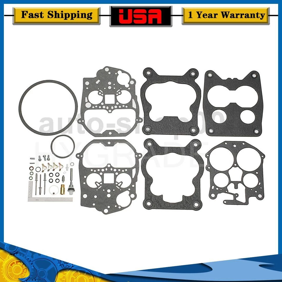 Kit de reparación de carburador Hygrade para Chevrolet C10 1980 1982 1983 1984 1985 1986 Foto 1 de 2