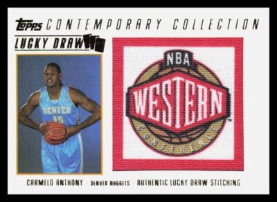 2003-04 Topps Contemporary Collection Lucky Draw Carmelo Anthony Rookie 155/175 - Image 1 of 2