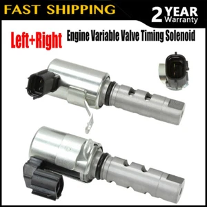2pcs Right + Left Oil Control Engine Variable Valve Timing Solenoid For Toyota - Foto 1 di 10