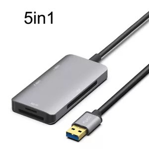 USB 3.0 SD SDHC CF Compact Flash TF Card Reader U Disk Mouse Keyboard Reader - Picture 1 of 9