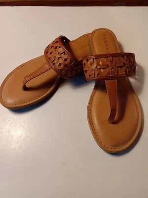 Sandalias chanclas Rampage para mujer color tostado talla 9 nuevas sin caja Foto 1 de 4
