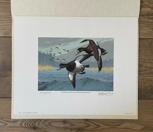 1978 MINNESOTA - LotP - State Duck Stamp Print **LES KOUBA** - Picture 1 of 5