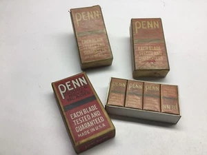 3 Cases Of Vintage Penn Double Bevel Blades NOS 216 Razor Blades - Picture 1 of 7