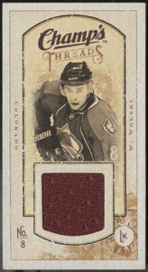 2009/10 Upper Deck Champ's WOJTEK WOLSKI "CHAMP'S THREADS" Mini Relic #MT-WW