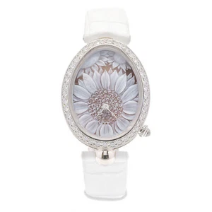 Breguet Reine de Naples 8958BB/51/974/D00D3L 18K White Gold with Diamonds Watch - Picture 1 of 18