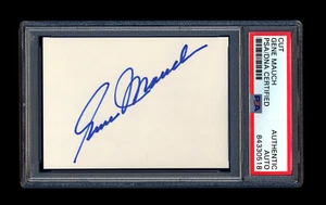 GENE MAUCH SIGNED MINT CUT PSA/DNA AUTOGRAPHED CALIFORNIA ANGELS MINNESOTA TWINS - Picture 1 of 1