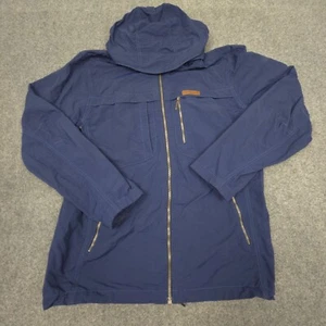 Mont Bell Jacket Mens 2XLARGE blue winter snow windbreaker zipper Size 2XL - Picture 1 of 11