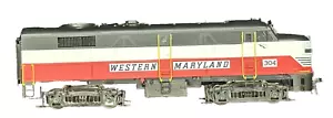 PROTO 2000 SERIES MPN 8339-FA2 LOCOMOTIVE WESTERN MARYLAND CIRCUS-FREE SHIP - Picture 1 of 11