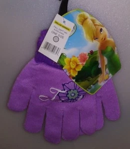 DISNEY 1 PAR DE GUANTES DE PUNTO PARA NIÑOS DISNEY FAIRES TINTA 1 TALLA PÚRPURA NIÑAS A-4 - Imagen 1 de 2