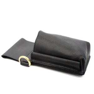 Profi Kellner Tasche EC Kartenlesegerät Holster Voll Leder Kellnertasche Schwarz - Bild 1 von 3