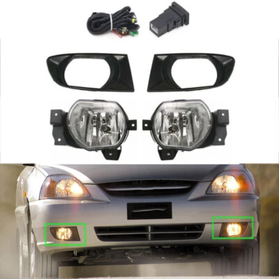 Для Kia Rio RS 2002-2006 с переключателем проводки передний бампер противотуманные фары и крышка противотуманной фары - Изображение 1 из 4