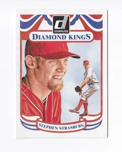 2014 Donruss #204 Stephen Strasburg DK Washington Nationals - Picture 1 of 2