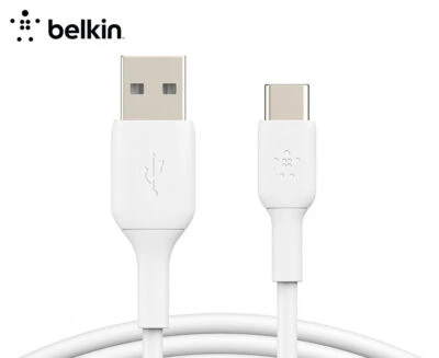 Belkin 1m BoostCharge USB-A to USB-C Cable - White (NO RETAIL BOX) - Image 1 of 2