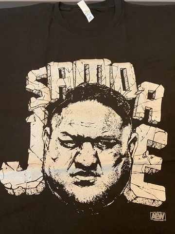 Pro Wrestling Crate Samoa Joe 2XL XXL T-Shirt AEW ROH Cover
