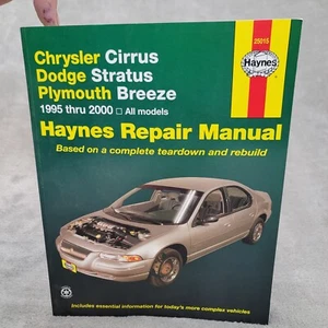 Haynes 25015 Chrysler Cirrus Dodge Stratus Plymouth Breeze Repair Manual 95-00 - Picture 1 of 12