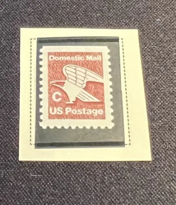 U.S. 1981 20¢ Eagle “C” Single Stamp MNH From Booklet - Image 1 of 2
