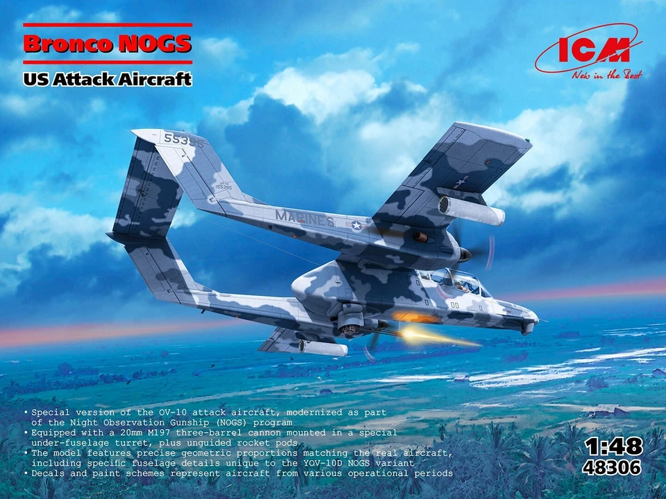 ICM48306 1 48 ICM YOV-1D Bronco NOGS