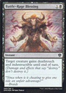 BATTLE-RAGE BLESSING 080/281 FOIL DOMINARIA UNITED MTG NM (yourdeckbuilder) - Picture 1 of 1