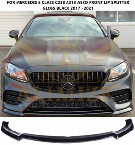 Cenefa divisor de labios estilo aerodinámico para MERCEDES CLASE E 2017-2021 C238 A213 E43 - Imagen 1 de 8