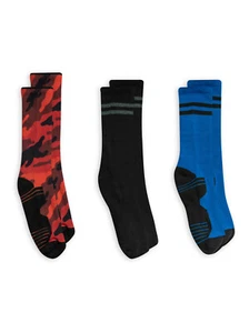 Pack de 3 calcetines Russell 360 Crew talla S surtidos para niños - Imagen 1 de 3