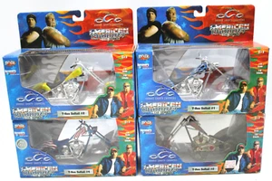 4pc 2004 RC2 OCC AMERICAN Choppers 1/18 ORANGE COUNTY Softail Motorcycles NIB - Picture 1 of 7