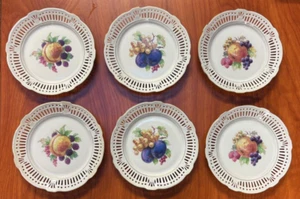 Vintage - 6er Set - Porzellan - Kaiserreich Bayern, Germany - Netzteller - Bild 1 von 11