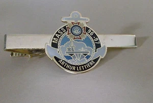 VFW MASSACHUSETTS TIE CLIP Portaaviones Arthur Lettiere 96 97 Cierre - Imagen 1 de 7