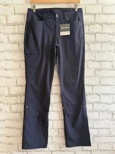 NWT women’s Eddie Bauer Convertible Travex Pants Size 4 Blue Outdoor Trail Hike - Picture 1 of 8