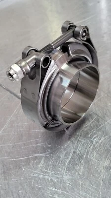 2" Inch V-BAND ASSEMBLY "MALE/FEMALE" 304 STAINLESS - STANDARD CLAMP Exhaust  - Image 1 of 4