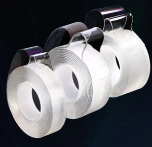 Doppelseitiges Klebeband Extra Stark Transparent Universal Montageband 1/2/3/5M* - Bild 1 von 9