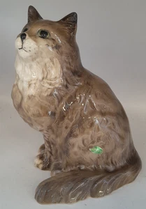 Beswick 20 cm Keramik Katzenfigur braun A34 G491 - Bild 1 von 15