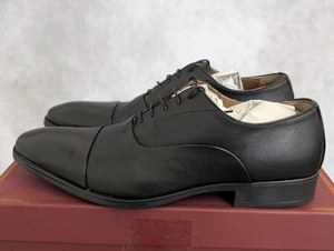 Bruno Magli Locascio Men’s Size 11.5 – Black Nappa Slip-On Loafers (#A26) - Picture 1 of 6
