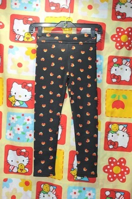 Leggings forrados de lana Lily & Dan niñas talla 6/6x negros corazones arco iris escuela nuevos con etiquetas Foto 1 de 4