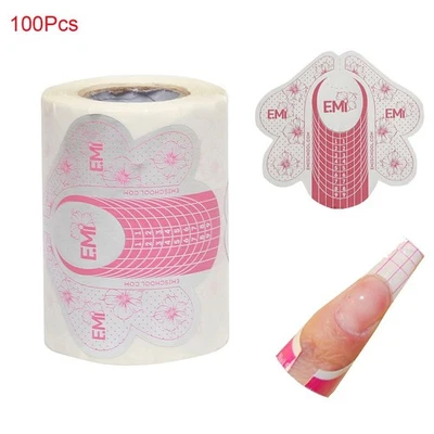 Forms Builder UV Gel Butterfly Fake Nails Nail Paper Tray Manicure Nail  Art - Image 1 of 4