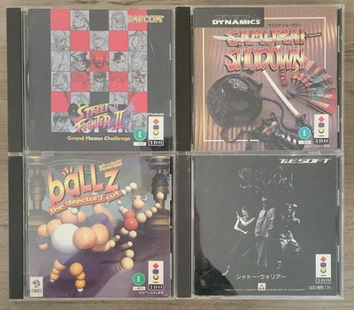 Paquete de lucha 3DO (importación de Japón) Super SF2, Samurai Showdown, Ballz DC, Shadow Foto 1 de 4