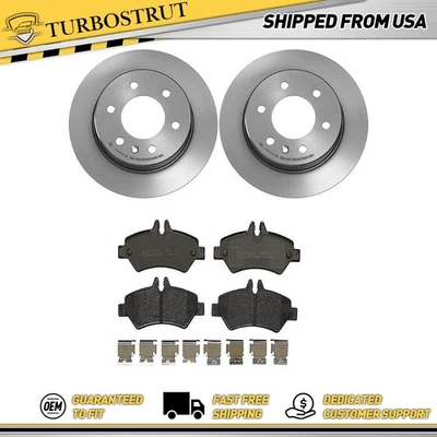 Brembo Rear Brake Rotors Pads Kit For 2007 2008 Dodge Sprinter 2500 - Image 1 of 4