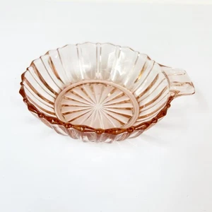 Glück Rosa Depression Glas Anchor Hocking Griff Windelschale 4-7/8" Schmuckstück - Bild 1 von 6