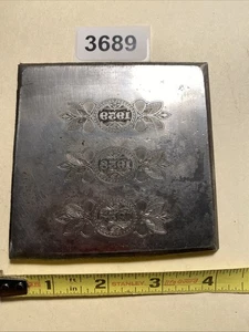 American Bank Note Company Druckplatte 1927,1928,& 1929 3689 - Bild 1 von 2