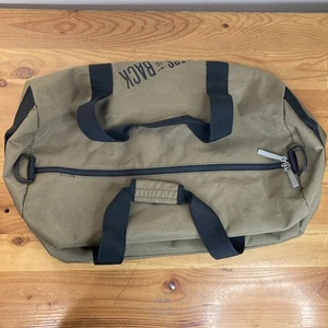 KEEN LDouble Handle Duffle Bag Green Nylon Travel Gym Rubber Bottom Waterproof - Picture 1 of 8