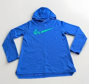Nike boys  Blue Large long sleeve hoody pull over shirt, light sweater - Picture 1 of 4
